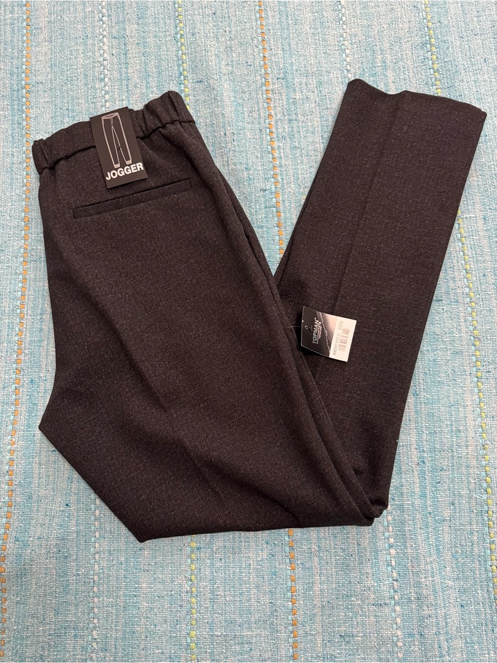 Topman Black Jogger Trousers with Elastic Waist.
NOTE .. tags have Been removed.